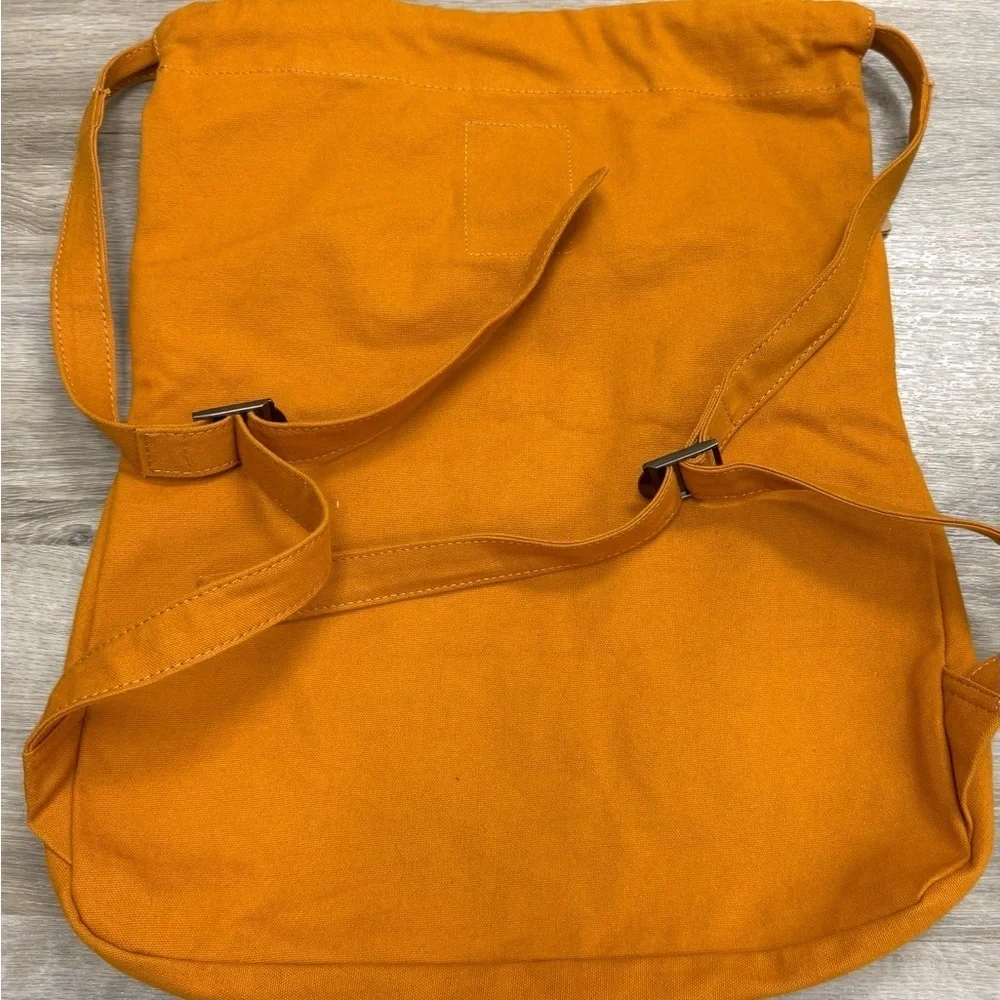 Made Free canvas backpack/ cinch sack